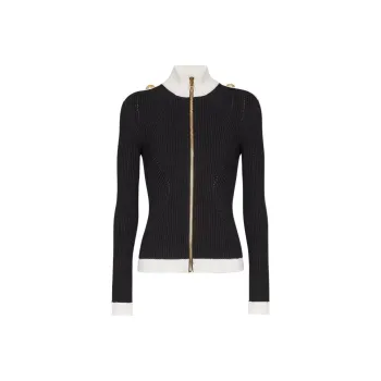 BALMAIN Ribbed knit Cardigan