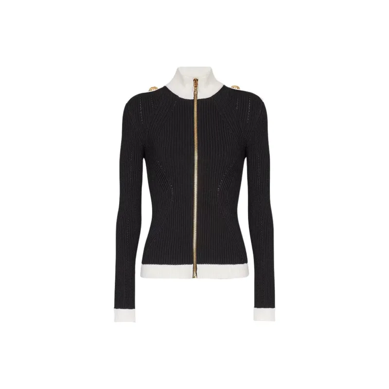 BALMAIN Ribbed knit Cardigan-0