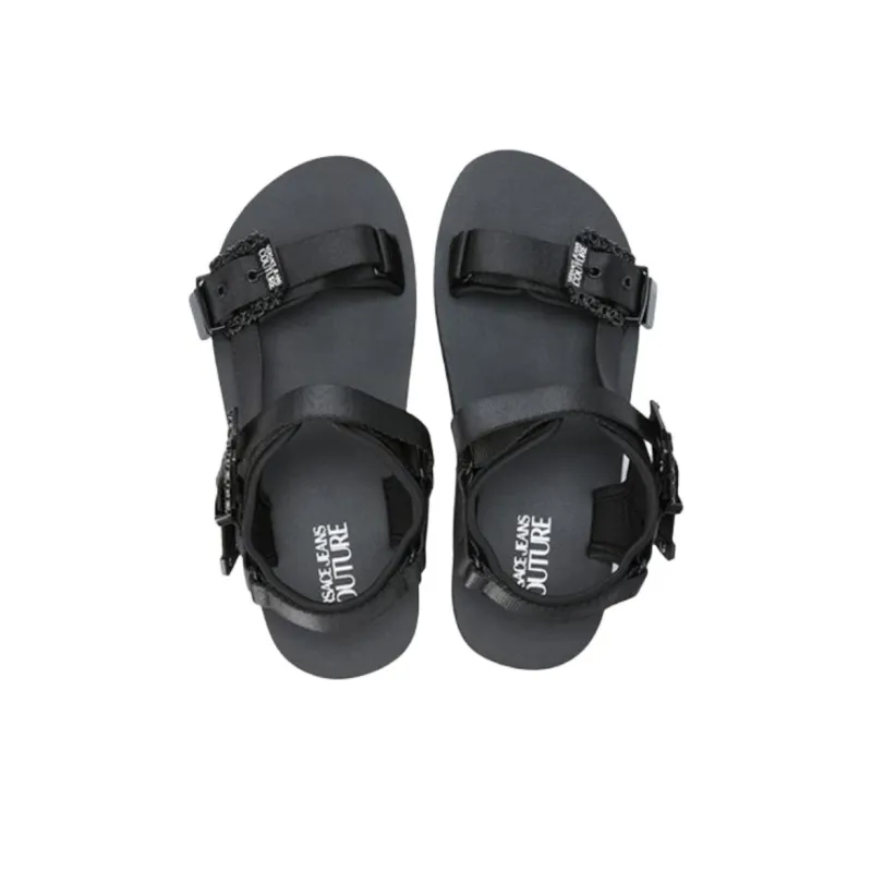 VERSACE JEANS COUTURE Beach Sandals Men's Black-3