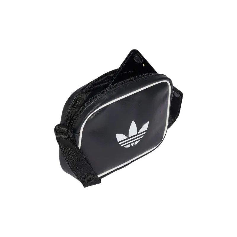 Adidas Originals Polyurethane Shoulder Bag, Crossbody Bag Unisex Black-2