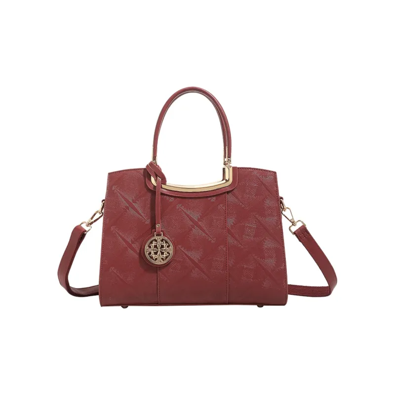 H YXIANG Microfiber Synthetic Leather One Shoulder Handbag Women's Multicolor-0