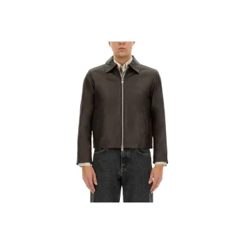 Sunflower Leather Jacket Men's Brown