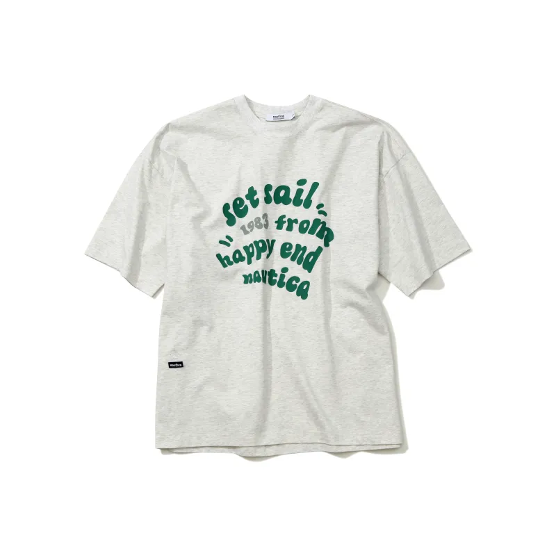 Nautica White Sail T Shirt Men's-0