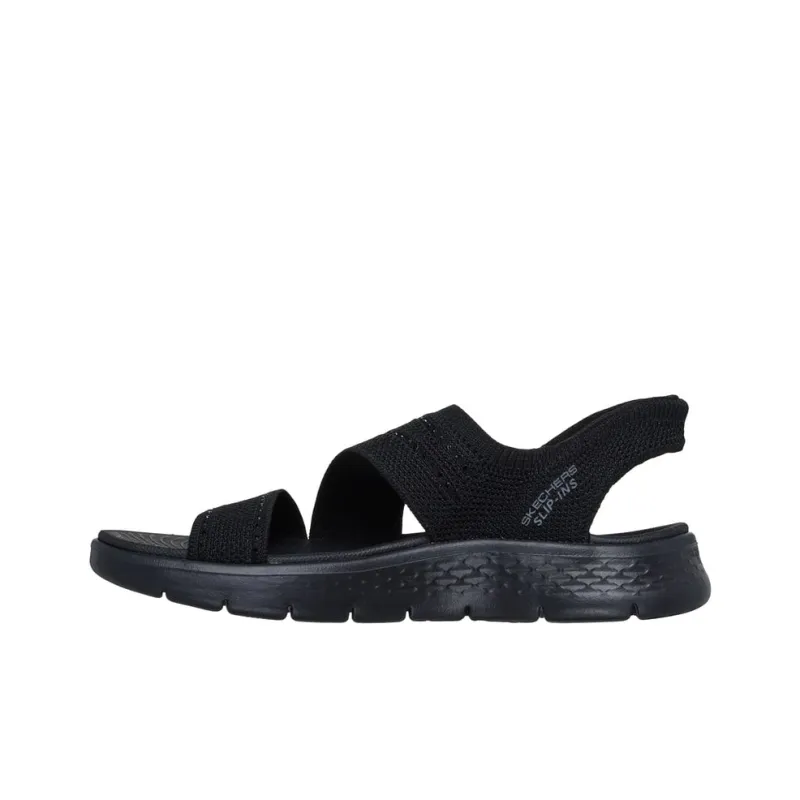Skechers GOWALK One Strap Sandals Women's Black-2