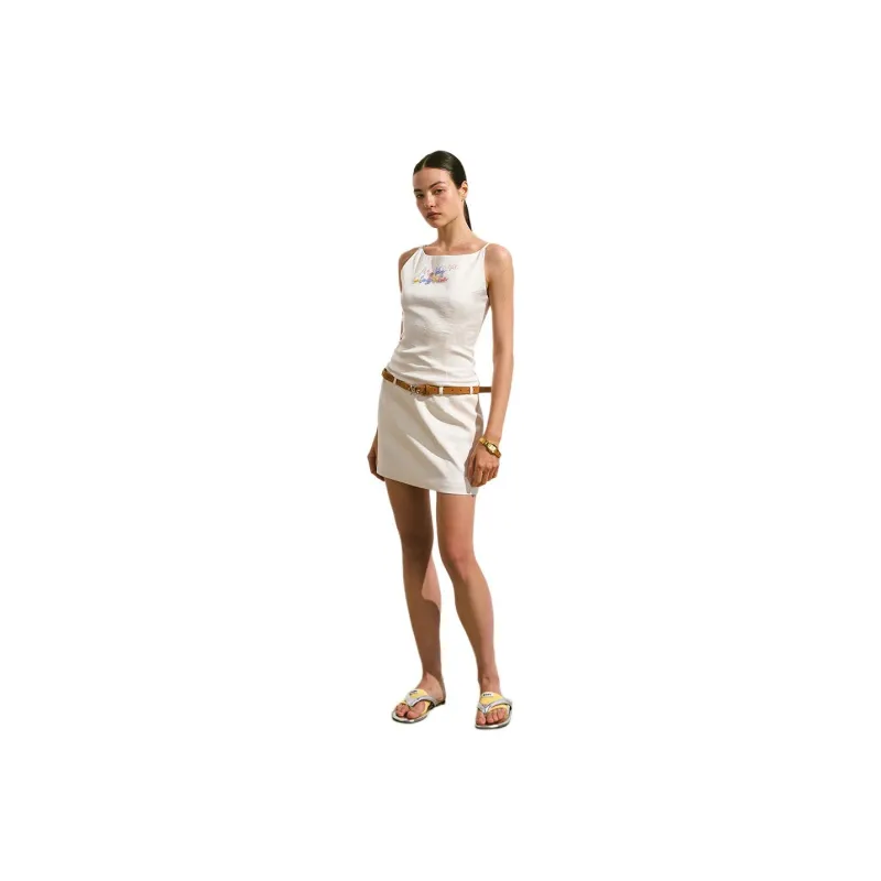 NAWS Sleeveless Dresses Women's Pearl White-0