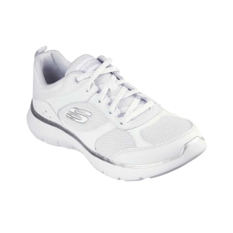 Skechers Flex Appeal 5.0 Low Top Training Shoes Women's White-1