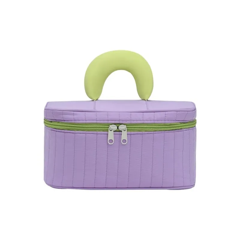 MITIANTU Large Capacity Cosmetics Storage Minimalist Style Portable Dopamine Dressing Makeup Bag-0