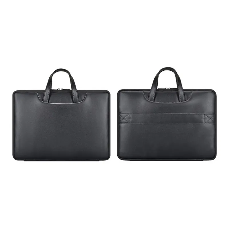 O'ROTA Pu Laptop Bags Briefcases Regular Unisex Black-6