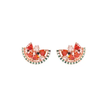 Yiru Copper Alloy Stud Earrings Women's