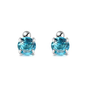 CLARKIA FLOWER Alloy Stud Earrings Unisex
