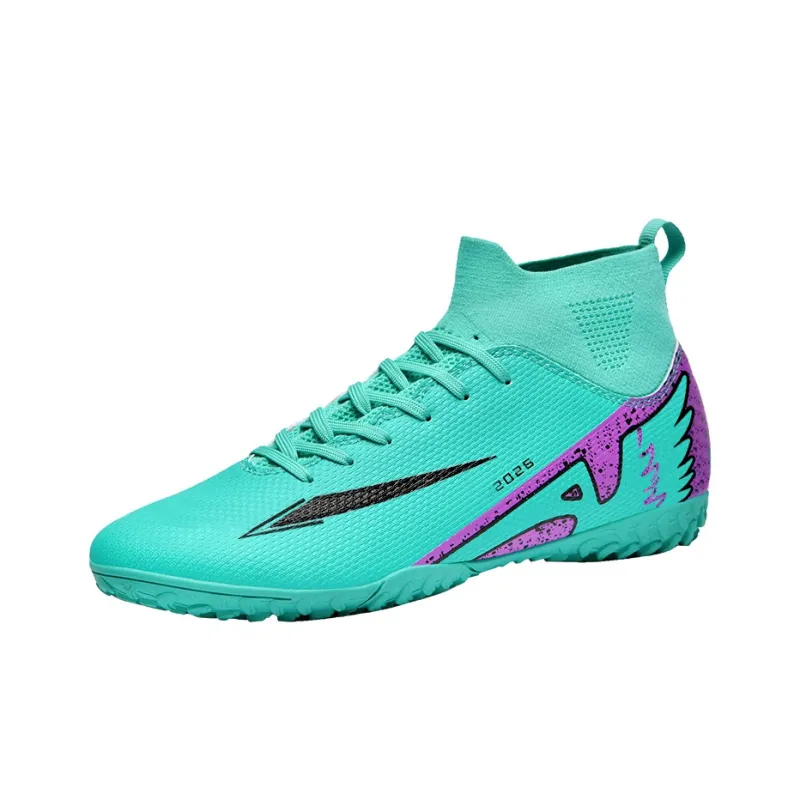 WEJIESS TF Rubber Broken Studs Artificial Ground Anti Slip Wear Resistant Soccer Shoes Unisex-16