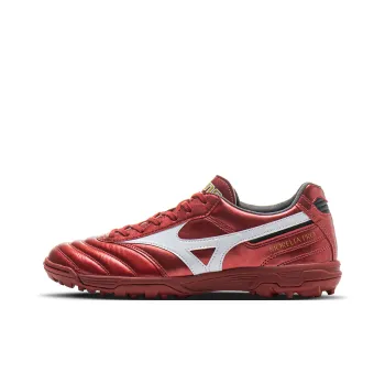 Mizuno Soccer Shoes Men Low Top Red
