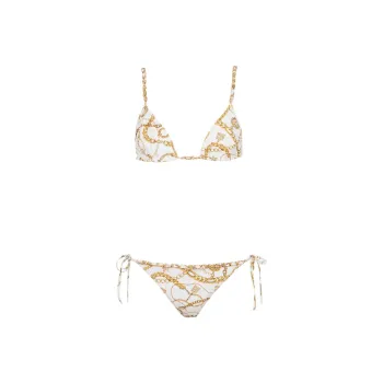 BALMAIN Two Piece Swimsuit Women's Gold