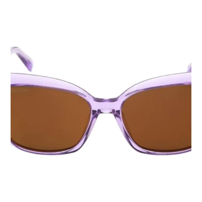 Swarovski Plastic Cat Eye Sunglasses Women's Purple-2