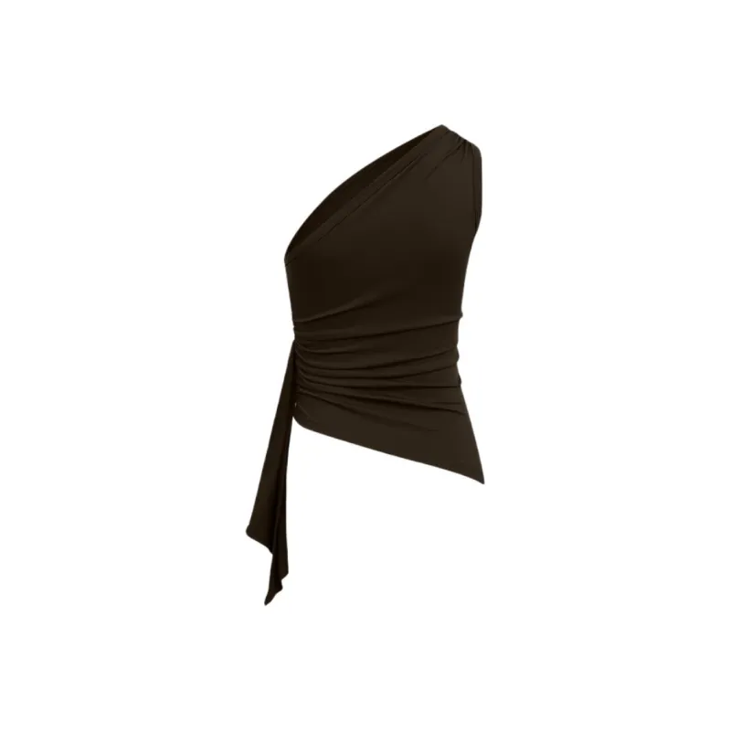 Ann Andelman Tank Tops Women's Brown-1