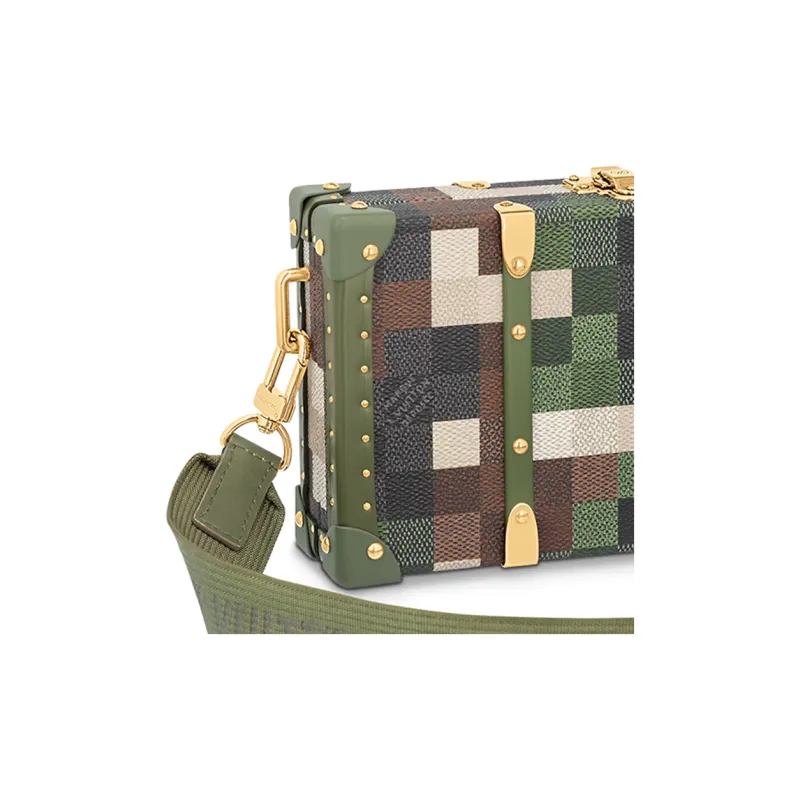 LOUIS VUITTON Wallet Trunk Damoflage Green Damoflage Damier-3