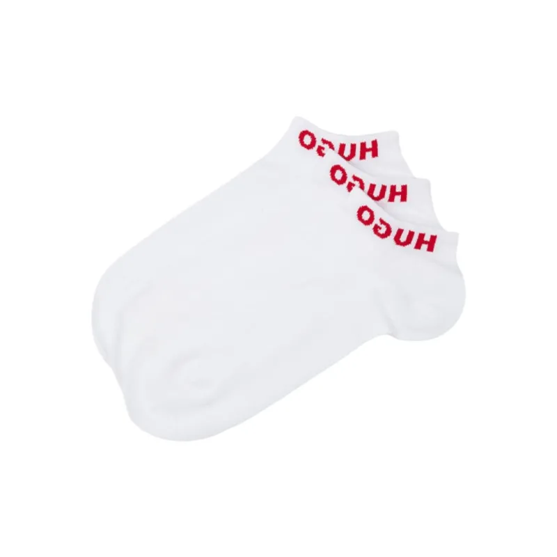 HUGO BOSS Ankle Socks Women's 3 Pack White-0