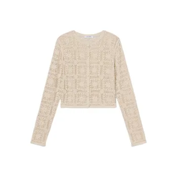 FRAME Crochet Cardigan