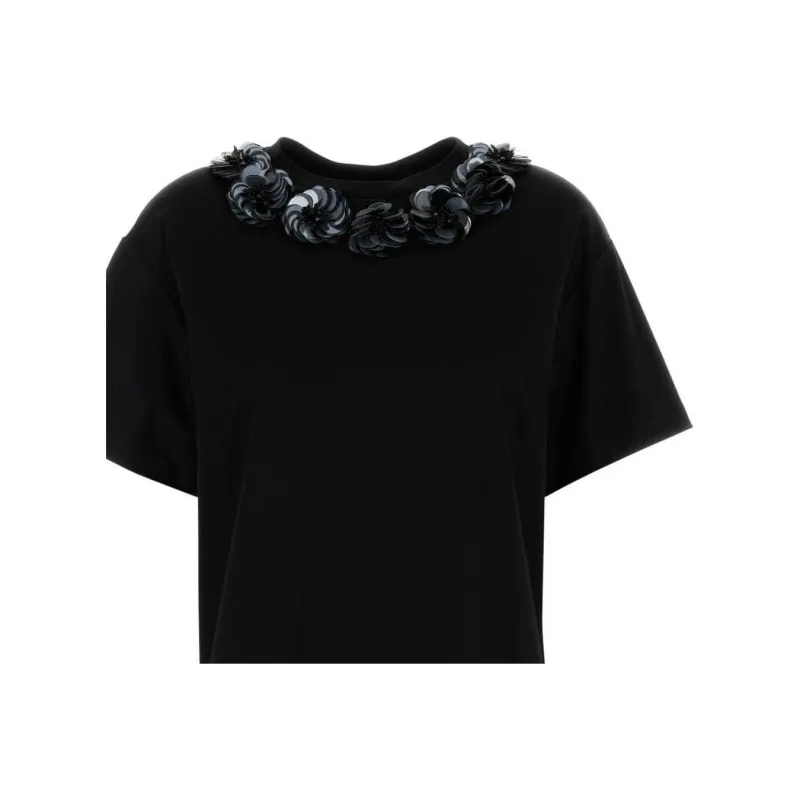 MaxMara Gennaio Embellished Crewneck T Shirt-2