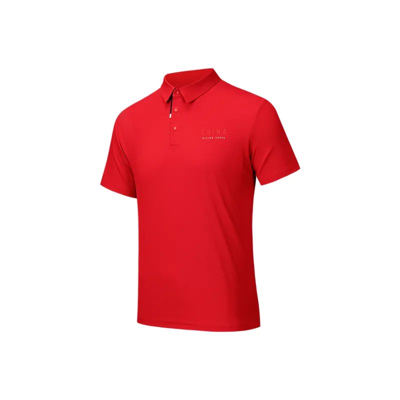 Anta Variety Training Collection Polo Shirt Men's Classic Red-0