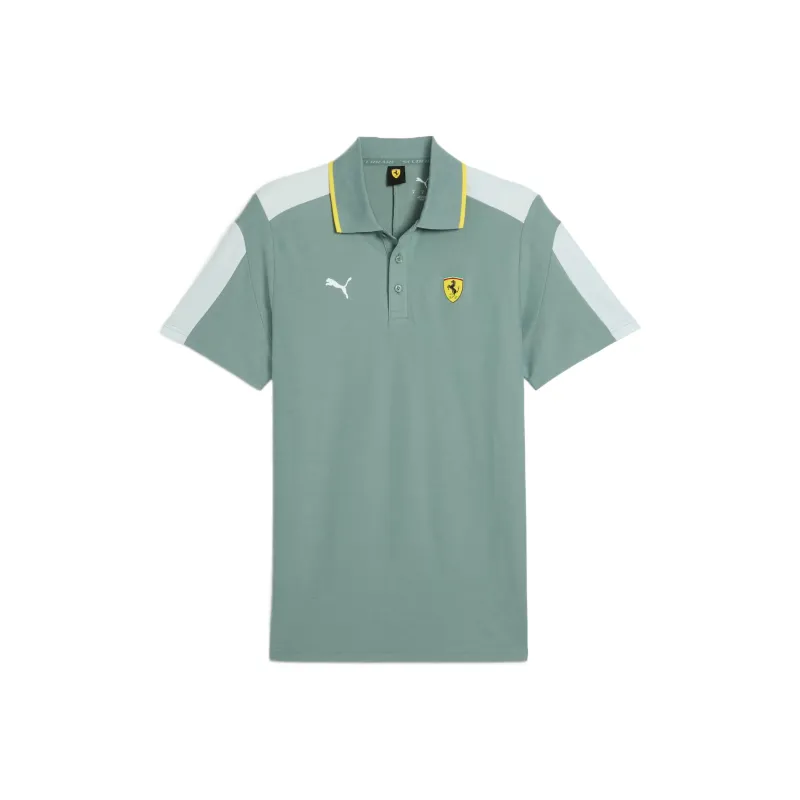 PUMA Scuderia Ferrari Race MT7 Polo Shirt Men's Green-0