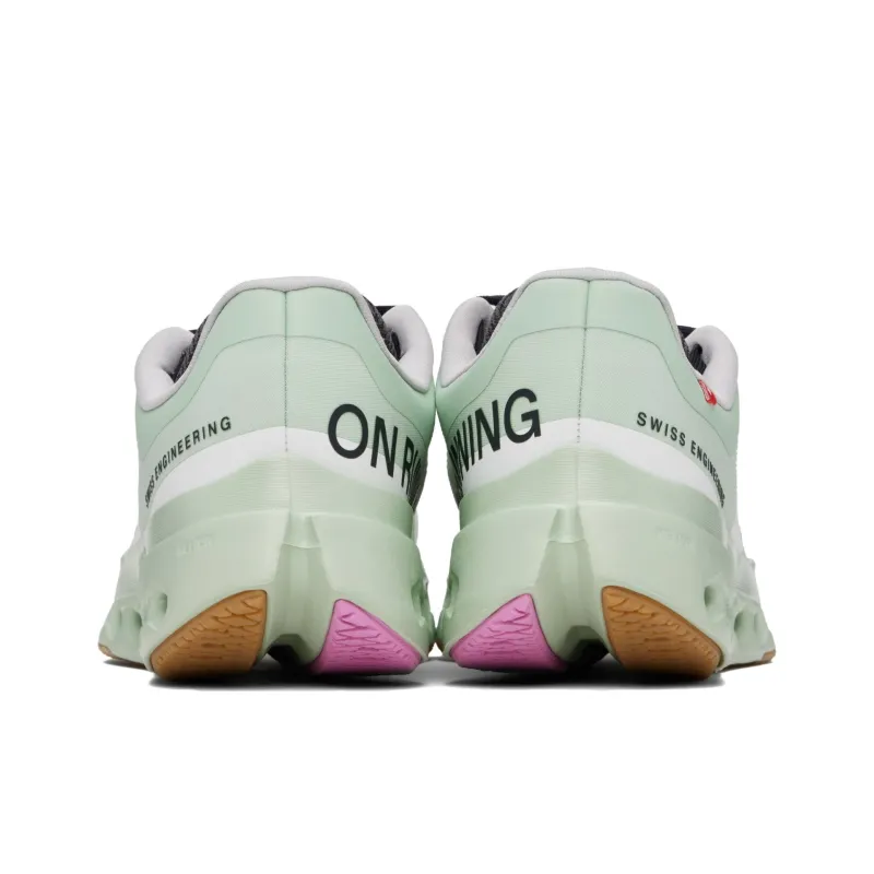 On Cloudsurfer Next Cushioning, Wear Resistant Low Top Casual Running Shoes Women's Green-3