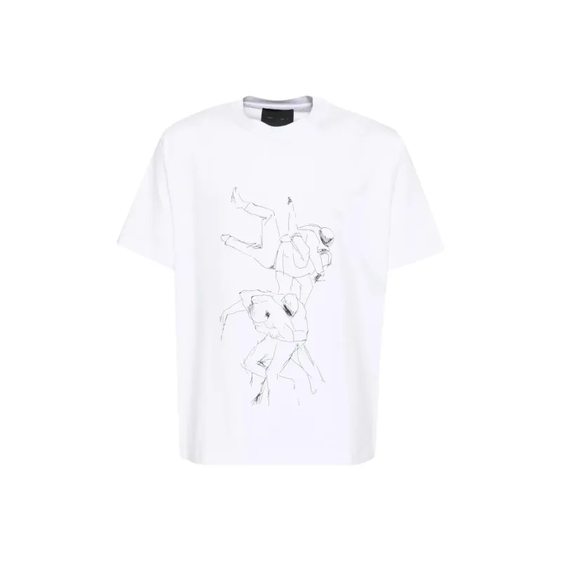 HELIOT EMIL Shelter print T shirt-0