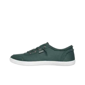 Skechers Bobs B Cute Low Top Canvas Shoes Women's Green