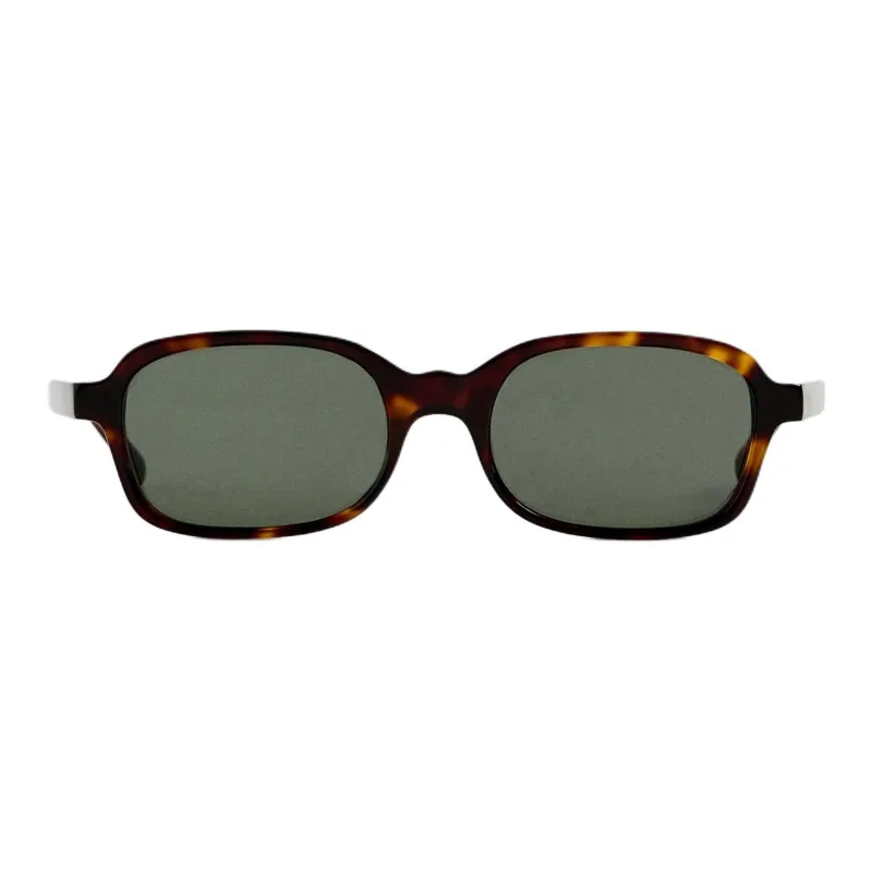 ZARA Acetate Cellulose Rectangular Sunglasses Men's Tortoiseshell-1