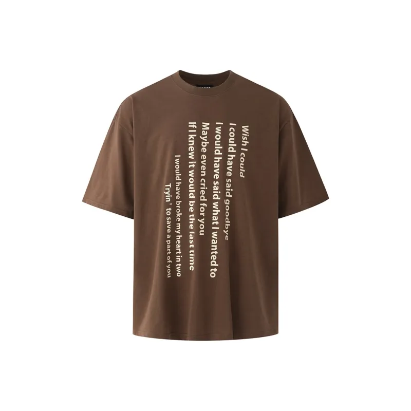 MRCYC Summer T Shirt Unisex White/Brown-3