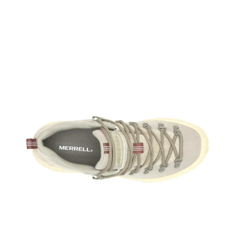 MERRELL Anti Slip Wear Resistant Low Top Hiking Shoes Men's Beige Gray-3