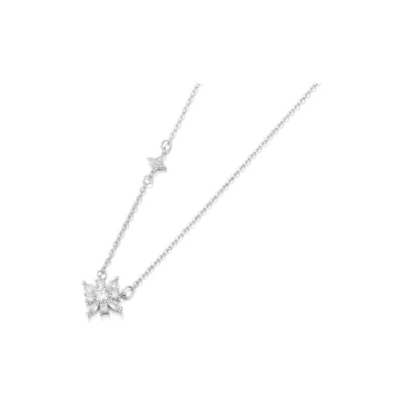 Clect Synthetic Cubic Zirconia Necklaces Women's-1