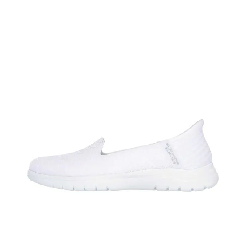 Skechers On The GO Fle Low Top Casual Shoes Women's White-0