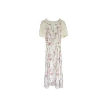 Zukizuki Short Sleeved Dress Women's