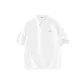 [Ice Silk Sun Protection Shirt]White (Ho Color Block Mountain Chest Logo)