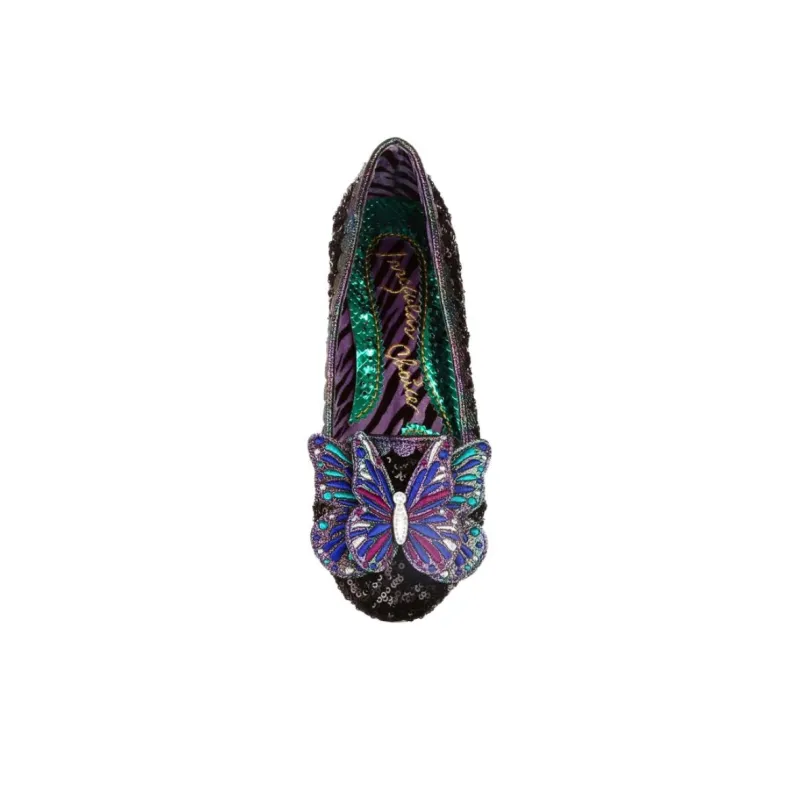 IRREGULAR CHOICE Madam Monarch Casual Single Shoes Women's Black-5