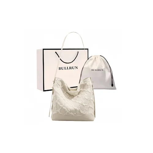 Bullrun PU Shoulder Bag Women's Ecru