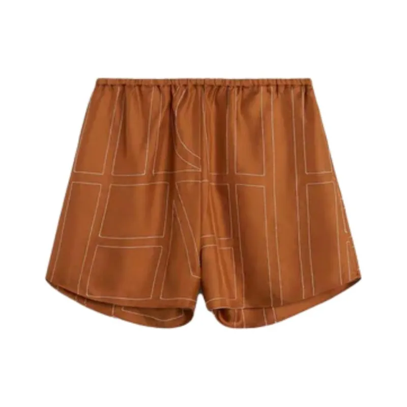 TOTEME Pajama Pants Women's Terracotta-0