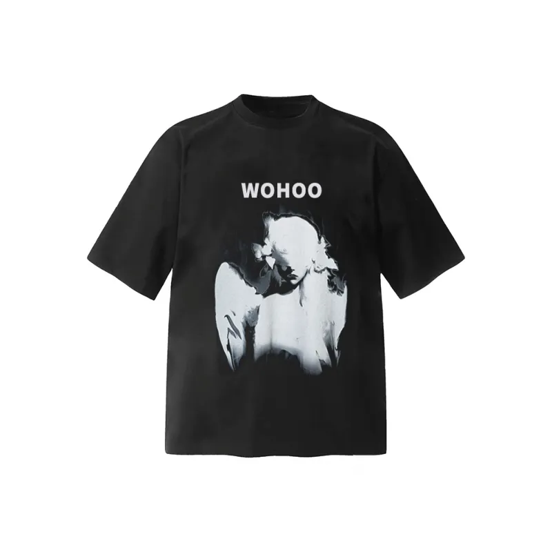 WOHOO T-Shirts Unisex Black-0