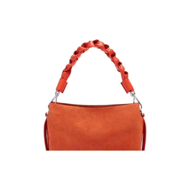 COCCINELLE Suede Studded Leather Shoulder Bag Crossbody Bag Handbag Small Size Women's Danjil-2