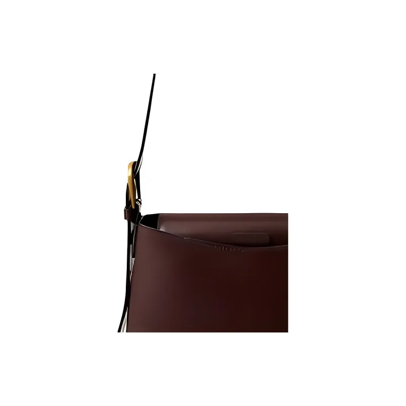 SOEUR Cow Leather Shoulder Bag Women's Brown-4
