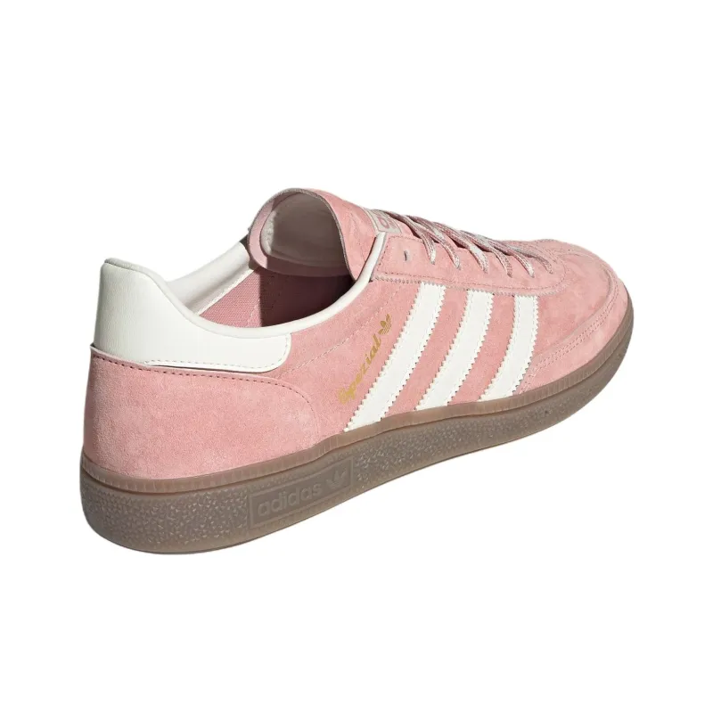 Adidas Originals HANDBALL SPEZIAL Anti Slip Wear Resistant Low Top Skateboard Shoes Unisex Pink White-3