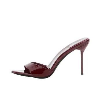Jeffrey Campbell Abrasion Resistant Slide Slippers Women's Red