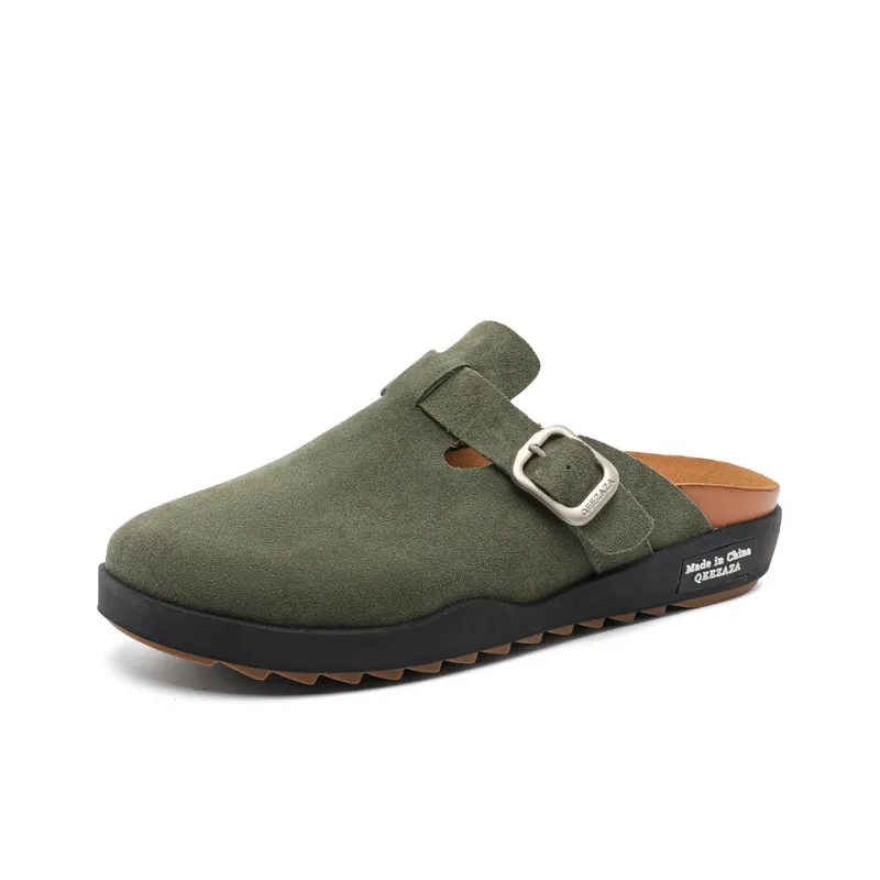Bellum Han Rubber Sole Odor Resistant Slip Resistant Closed Toe Slippers Unisex-5