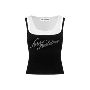 Ann Andelman Tank Tops Women's Black
