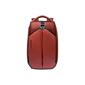 PIQUADRO Zip Closure Backpack Unisex Red