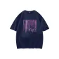 [220G Heavyweight 100% cotton]Navy Blue (Tf Purple Fluid)