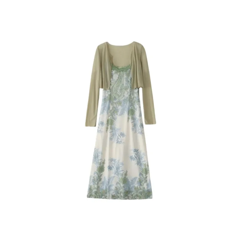 GUOZHEN Two Piece Skirt Sets Women's-0