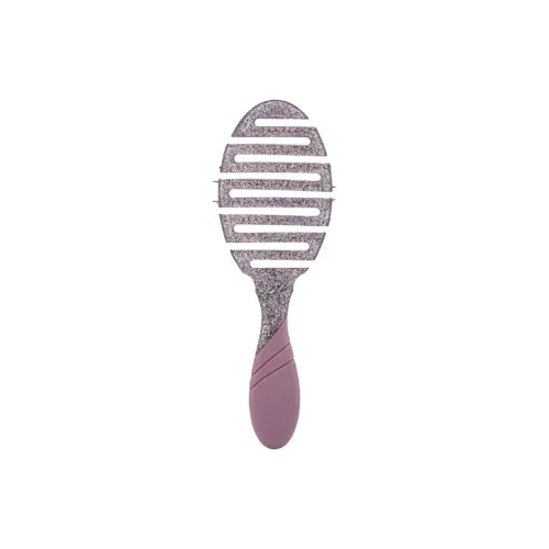 WET BRUSH Sparkling Sequins Purple Comb Portable Shunfa