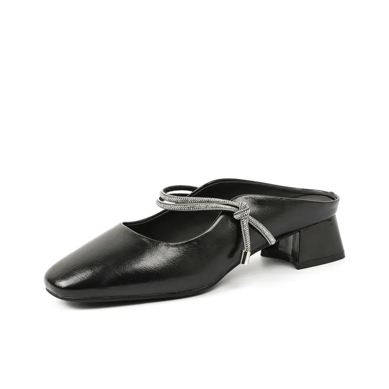 DAPHNE Rubber Sole Slip Resistant Closed Toe Slippers Women's-6